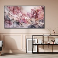 Pictură ArtShop Pink And Pale Gray Colors 90x45cm (PA308)