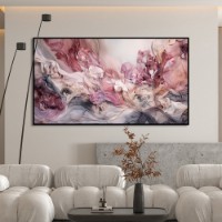 Pictură ArtShop Pink And Pale Gray Colors 90x45cm (PA308-LL)