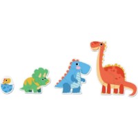 Пазл Clementoni 4in1 Dinosaurs (20834)