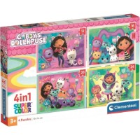 Puzzle Clementoni 4in1 Cabby's Dollhouse 2026 (21752)