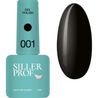 Гель-лак для ногтей Siller 001 Black 8ml