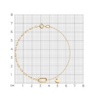 Brățară SOLOVOV JEWELRY 051508 s.18 1,6gr imaginea #2 — magazin online Desire.md