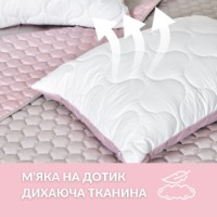 Pernă MobiCasa SOFT 50x70cm White/Powdery PRN06.01/28.57.ID imaginea #3 — magazin online Desire.md
