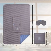 Plapumă MobiCasa TRAVEL 35x35/120x180cm Grafit/Jeans SET06.13/30.353512.ID imaginea #5 — magazin online Desire.md