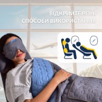 Plapumă MobiCasa TRAVEL 35x35/120x180cm Grafit/Jeans SET06.13/30.353512.ID imaginea #8 — magazin online Desire.md