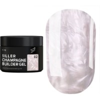 Gel de construcție Siller Champagne Builder Gel 02 15ml imaginea #1 — magazin online Desire.md