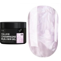 Gel de construcție Siller Champagne Builder Gel 04 15ml imaginea #1 — magazin online Desire.md