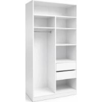 Dulap Mashtab FLEXO M3 12244/S12264/D12265 1000x530x2200mm White/Evoke imaginea #3 — magazin online Desire.md