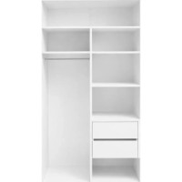 Dulap Mashtab FLEXO M3 12244/S12268/D12269 1000x530x2200mm White/Grey imaginea #2 — magazin online Desire.md