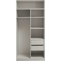 Dulap Mashtab FLEXO M3 12249/S12268/D12269 1000x530x2200mm Cashmere/Grey imaginea #3 — magazin online Desire.md