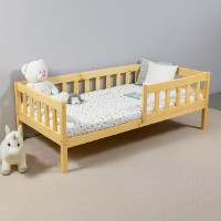 Детская кровать MobiCasa Alvin 80x160cm Natur фото №2 — интернет-магазин Desire.md