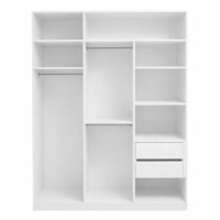 Dulap Mashtab FLEXO M5 12246/S12262/D12263/S12262 1500x530x2200mm White/Cashmere imaginea #3 — magazin online Desire.md