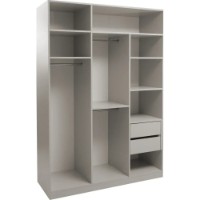 Dulap Mashtab FLEXO M5 12251/S12268/D12269/S12268 1500x530x2200mm Cashmere/Grey imaginea #3 — magazin online Desire.md