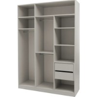 Dulap Mashtab FLEXO M5 12251/S12268/D12269/S12268 1500x530x2200mm Cashmere/Grey imaginea #4 — magazin online Desire.md