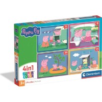 Пазл Clementoni 4in1 Peppa Pig 2026 (21751) 