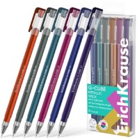 Набор ручек Erich Krause G-Cube Stick Metallic 6pcs (61307)