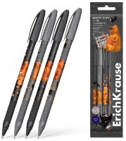 Набор ручек Erich Krause U-109 Stick&Grip Happy Capy 4pcs Blue (54534)