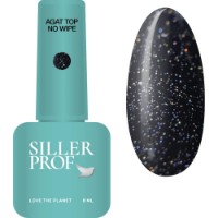 Топ для гель-лака Siller Aget Top No-Wipe 8ml