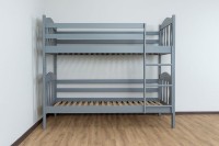 Pat etajat copii MobiCasa Donald (etajat) 90x200cm Grey imaginea #2 — magazin online Desire.md