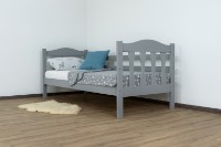 Pat etajat copii MobiCasa Donald (etajat) 90x200cm Grey imaginea #4 — magazin online Desire.md