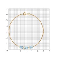 Brățară SOLOVOV JEWELRY 750567 s.18 1,73gr imaginea #4 — magazin online Desire.md