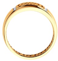 Inel din aur cu zirconii Sokolov 018620 s.17 1,93g imaginea #2 — magazin online Desire.md