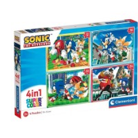 Пазл Clementoni 4in1 Sonic (21522) 