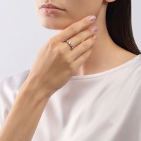 Inel din aur cu zirconii Sokolov 019024 s.16,5 1,5g imaginea #9 — magazin online Desire.md