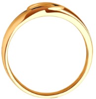 Inel din aur cu zirconii Sokolov 019452 s.19,5 3,45g imaginea #2 — magazin online Desire.md