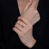 Кольцо из золота Sokolov 019508 s.17,5 2,48g фото №3 — интернет-магазин Desire.md