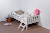 Детская кровать MobiCasa Dino 80x180cm White фото №4 — интернет-магазин Desire.md