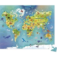 Пазл Janod 100 World (J02607)