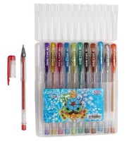 Набор ручек New World 12pcs Glitter (STX-12)