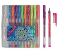 Набор ручек New World 12pcs Neon (STH-12)