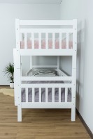 Двухъярусная кровать MobiCasa Grizzly (etajat) 80x190cm White фото №2 — интернет-магазин Desire.md