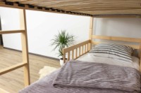 Двухъярусная кровать MobiCasa Grizzly(etajat)  90x200cm Natur фото №4 — интернет-магазин Desire.md