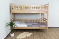 Двухъярусная кровать MobiCasa Grizzly(etajat)  90x200cm Natur фото №6 — интернет-магазин Desire.md