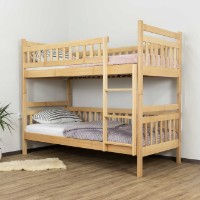 Двухъярусная кровать MobiCasa Grizzly(etajat)  90x200cm Natur