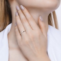 Кольцо из белого золота с бриллиантом Sokolov 1011363 s.15,5 0,85g фото №5 — интернет-магазин Desire.md