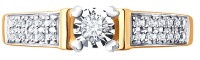 Кольцо из золота с бриллиантами Sokolov 1011800 s.16,5 1,87g фото №2 — интернет-магазин Desire.md