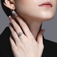 Кольцо из белого золота с бриллиантами Sokolov 1012168-3 s.16,5 2,32g фото №5 — интернет-магазин Desire.md