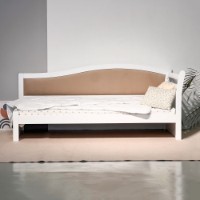 Pat copii MobiCasa Rapunzel 90x200cm White /Laura 02