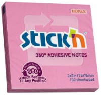 Hârtie de notițe Stick'n Adhesive Notes Pink 100pcs (21554)