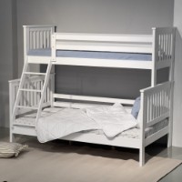 Двухъярусная кровать MobiCasa Spider Man (etajat) 90/140x200cm White