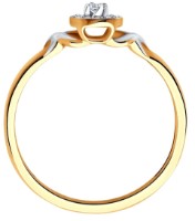 Кольцо из золота с бриллиантами Sokolov 1012558 s.16,5 1,44g фото №2 — интернет-магазин Desire.md