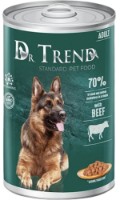 Hrană umedă pentru câini Dr.Trend Beef Adult All Breeds 1250g
