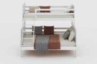 Двухъярусная кровать MobiCasa Spider Man 90/160x200cm White фото №3 — интернет-магазин Desire.md