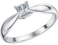 Кольцо из белого золота с бриллиантом Sokolov 1012644-3-5 s.16,5 1,72g
