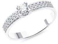 Кольцо из белого золота с бриллиантами Sokolov 1012654-3 s.16,5 2,37g