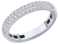 Кольцо из белого золота с бриллиантами Sokolov 1012748-3 s.17,5 2,65g
